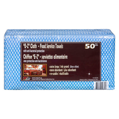 EZ Cloth Pack Bulk Blue 50EA