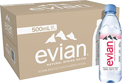 Evian Spring Water 24x500ML