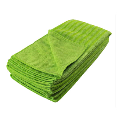 WIPECO 14"x14" Microfiber Green Scrub Cloth 10PK