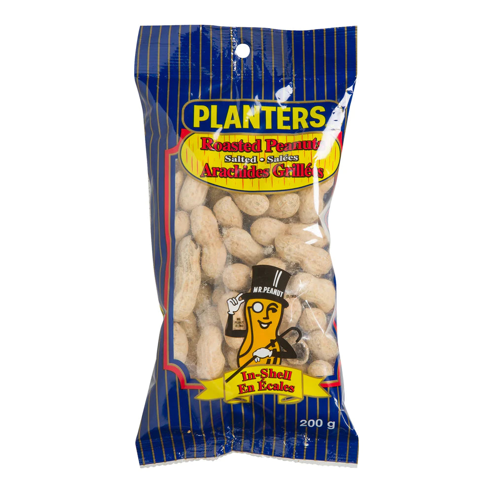 Planters - Peanuts In Shell Roasted Salted (200g)