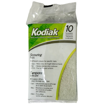 KODIAK Scouring Pads Green/Blue/White 10EA