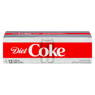 COCA COLA Coke Diet Cans 12x355ML
