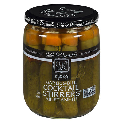 SABLE & ROSENFELD Tipsy Cocktail Stirs (Pickle) Garlic Dill 500ML