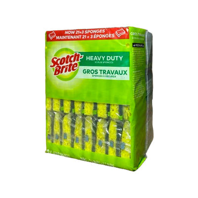 SCOTCH-BRITE Heavy Duty Scrub Sponges 24CT
