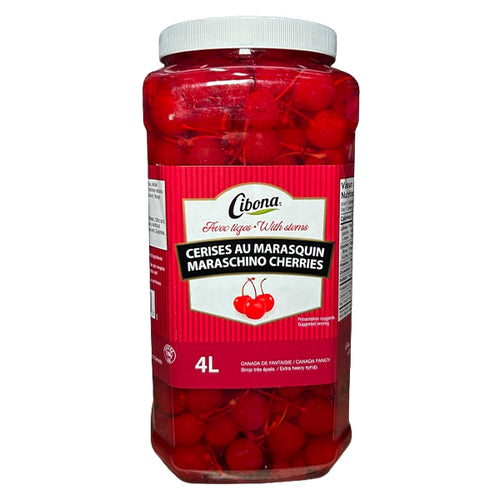 CIBONA Red Maraschino Cherries 2x4LT