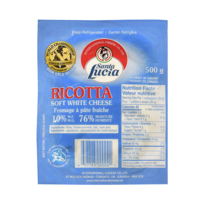 SANTA LUCIA - RICOTTA VACUUM PACK FRESH 500GR