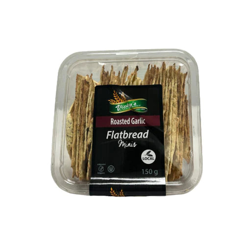 Vicky's Artisan Bakery - Mini Flatbread Roasted Garlic (150g)