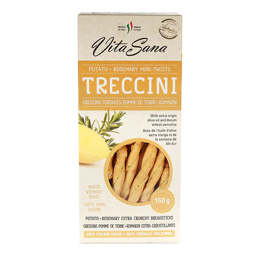 Vita Sana- Mini Treccini Patate e Rosemarino (150g)