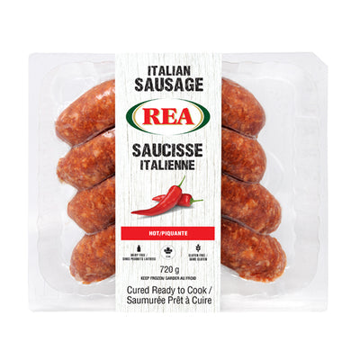 REA - FROZEN HOT ITALIAN SAUSAGES 8x720 GR