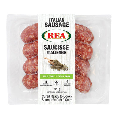REA - FROZEN MILD FENNEL SAUSAGES 8x720 GR