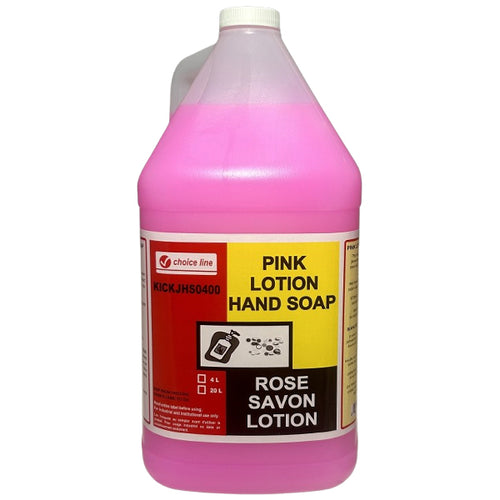 CHOICE LINE Pink Hand Lotion Soap 4LT