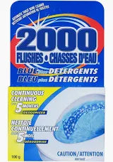 2000 FLUSHES Blue Detergent Toilet Bowl Cleaner 12x100gr