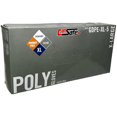 SAFETY ZONE Polyethylene Gloves XL 10x2x500 EA