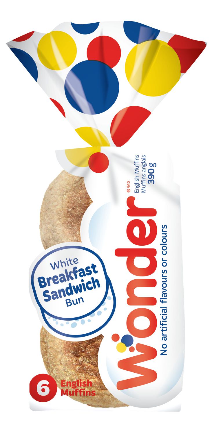 Wonder - English Muffin White 6pk