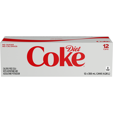 Coca Cola Diet Cans 12x355L