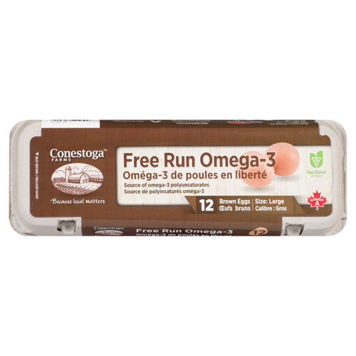 Conestoga Free Run Large Brown Eggs 12ea