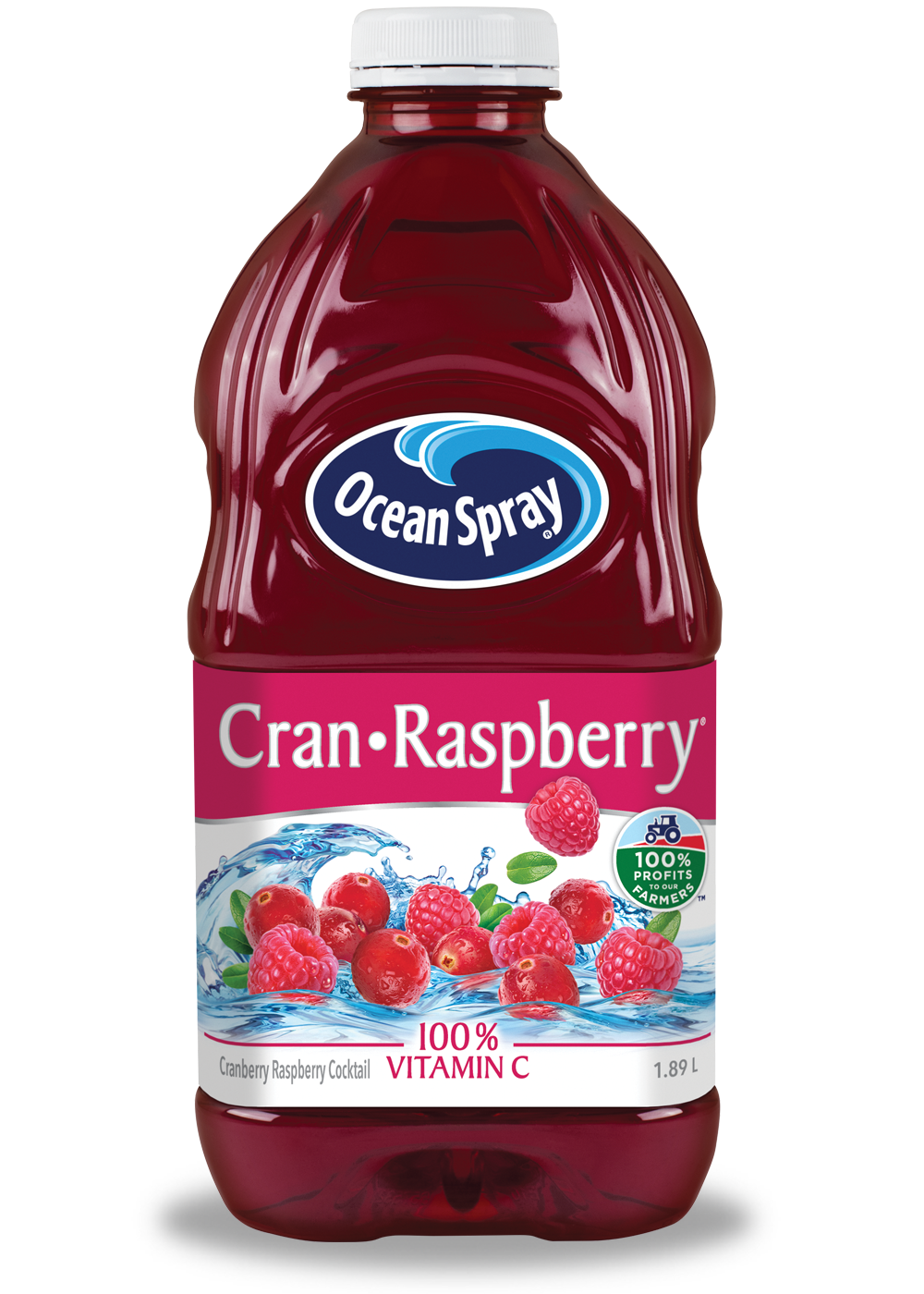 OCEAN SPRAY - CRANBERRY RASPBERRY 8x1.89 LT