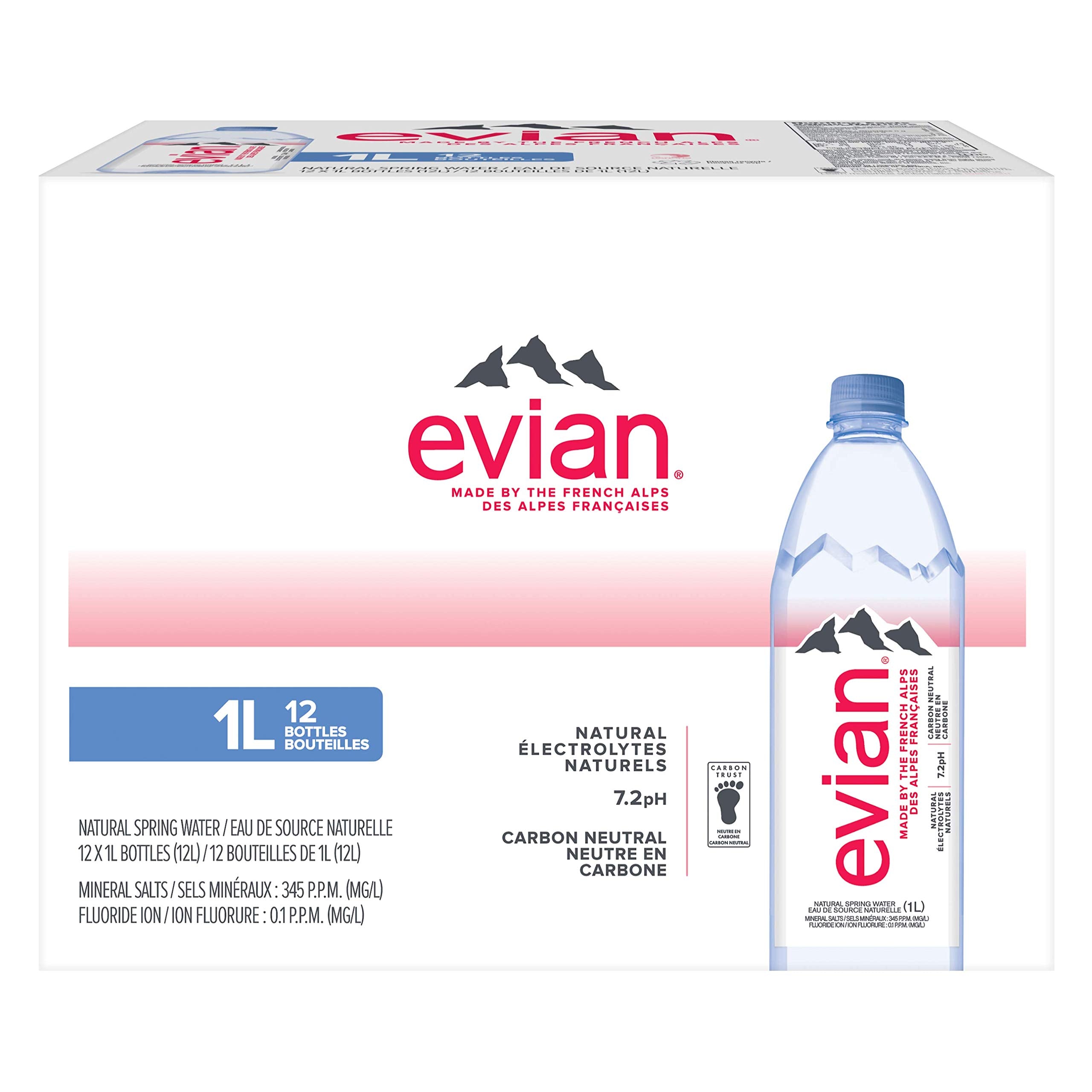 Evian Spring Water 12x1LT