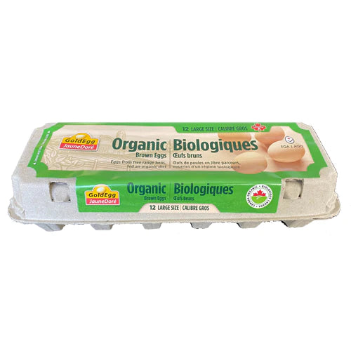 Gold Egg Organic Large 12ea
