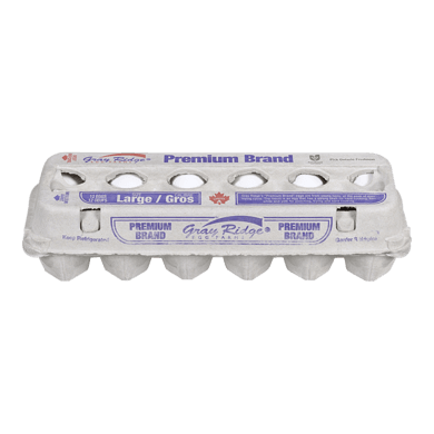 Gray Ridge Eggs White Large 12ea
