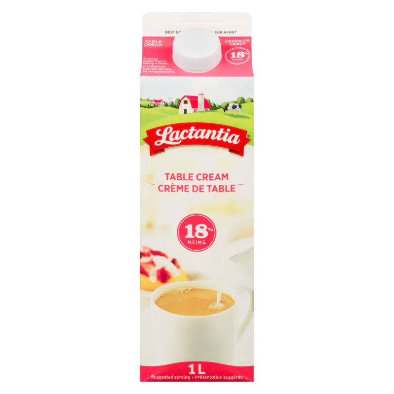 Lactantia Table Cream 18% 1LT
