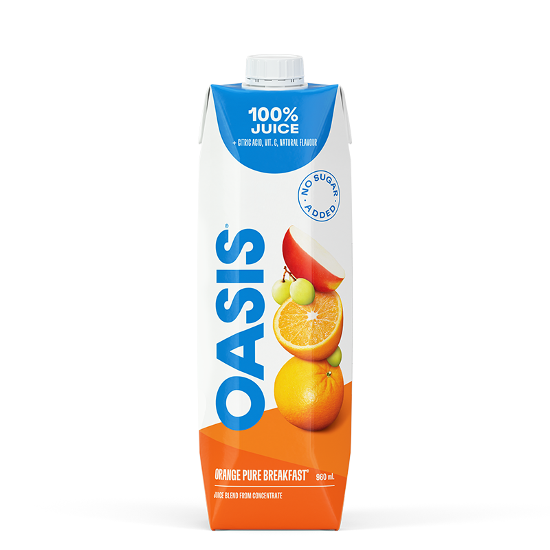 Oasis Tetra Orange Pure Breakfast 960ML