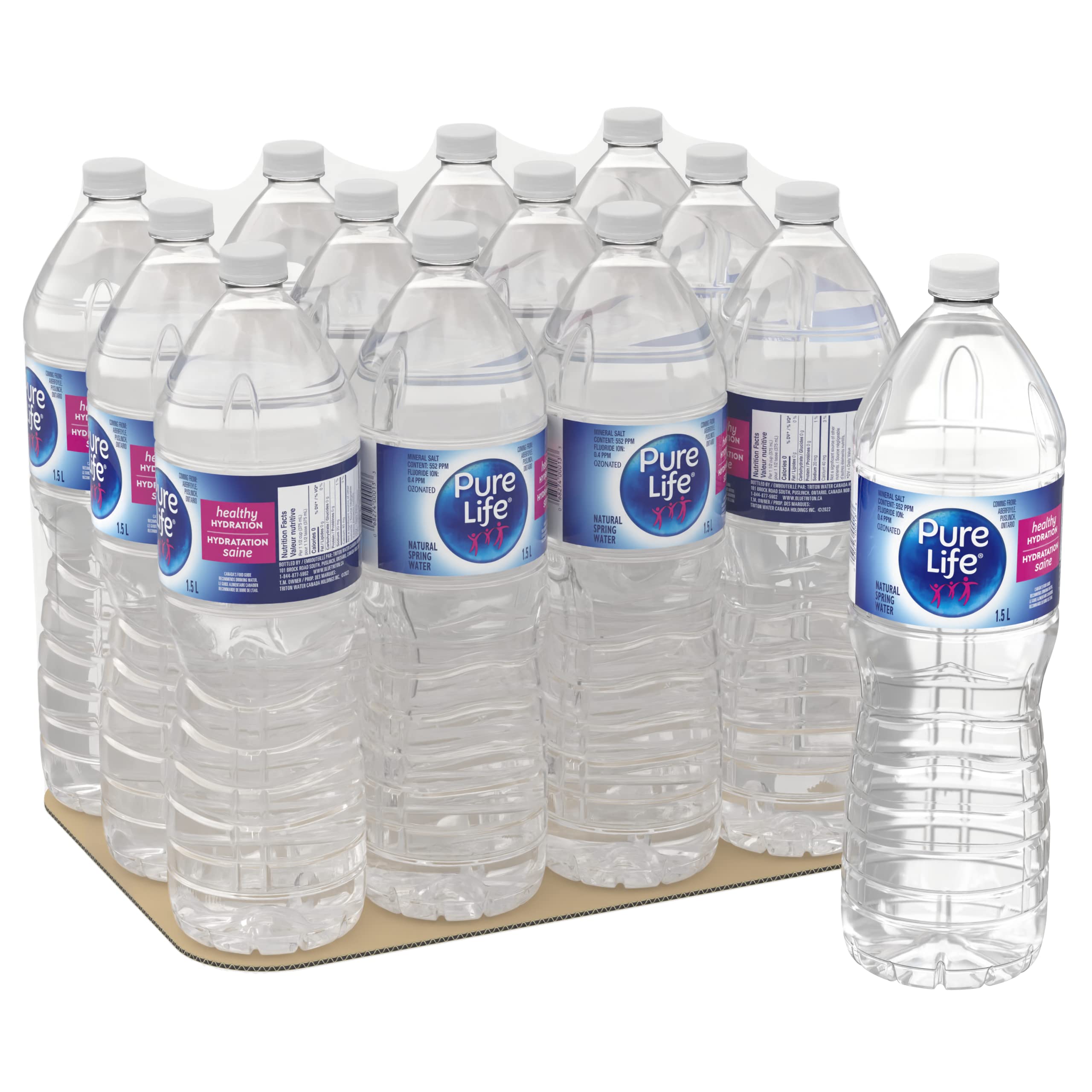 PureLife Spring Water 12x1.5LT