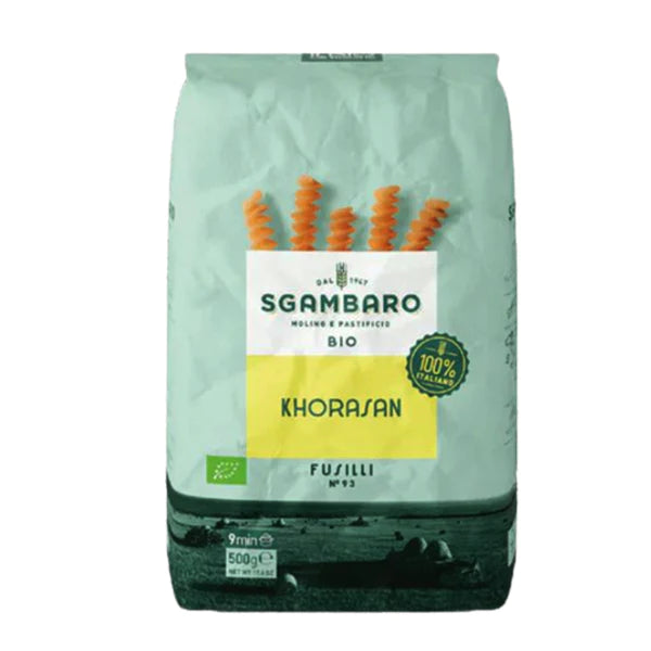 SGAMBARO Organic Khorasan Fusilli 500GR