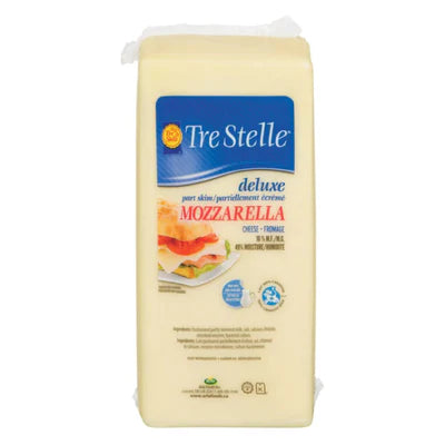 TRE STELLE - DELUXE MOZZARELLA 20% BLOCK PER KG