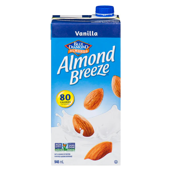 Almond Breeze Vanilla, 946ML – Vanilla Almond Milk