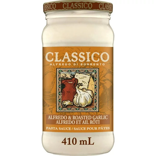 Classico Alfredo and Roasted Garlic Sauce 410ml