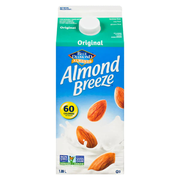 Almond Breeze Original, 1.89 Liters – Smooth and Creamy Almond Milk