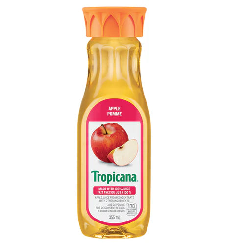 TROPICANA - APPLE JUICE 12x355ML