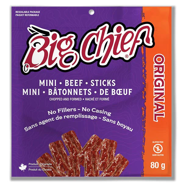 Big Chief Mini Beef Sticks (80gr)