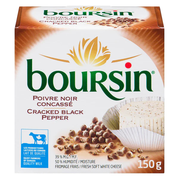 Boursin Cracked Black Pepper 150g