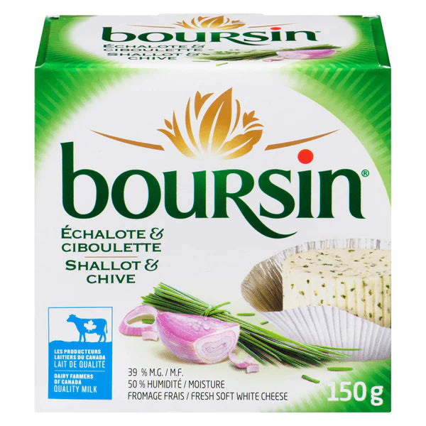 Boursin Shallot and Chives 150g