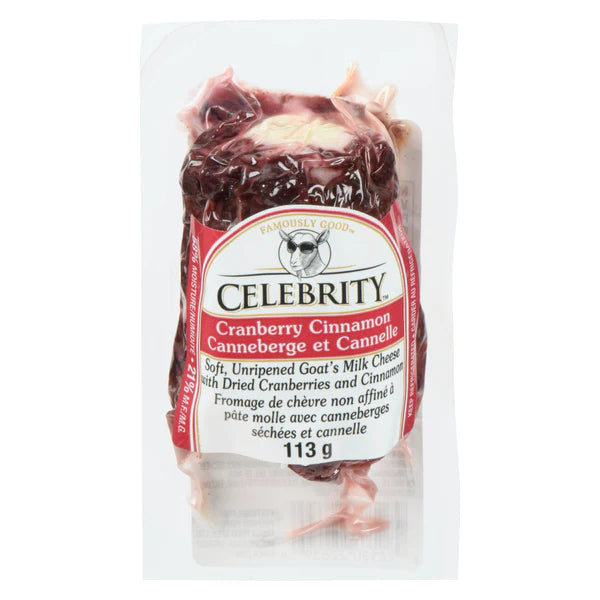 Celebrity Cranberry Cinnamon Goat Cheese 113g