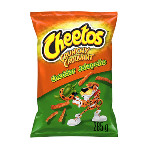 Cheetos Cheddar Jalapeno Crunchy 285g