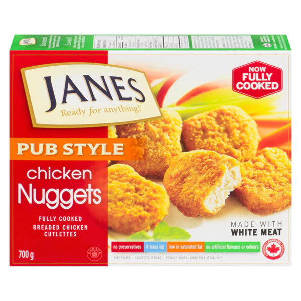 Janes Pub Style Chicken Breast Nuggets 700g