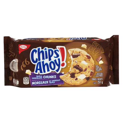 Christie Chips Ahoy Triple Chocolate Chunks 251g