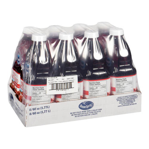 OCEAN SPRAY - 100% CRANBERRY JUICE 8x1.77 LT