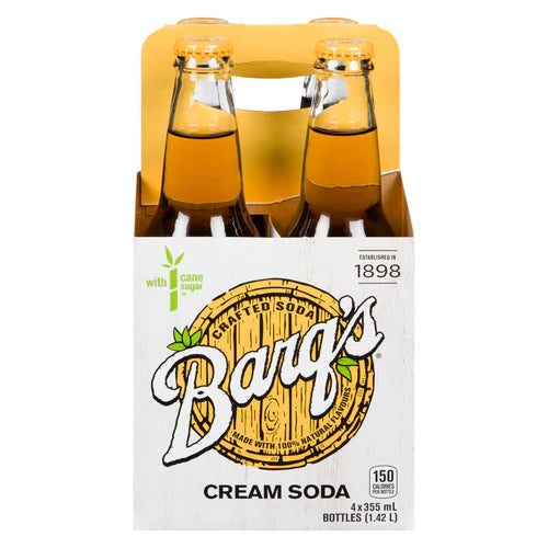 BARQS - CREAM SODA GB 6X4X355ML