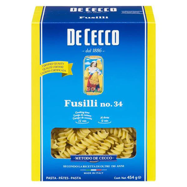 De Cecco #34 Fusilli (454g)