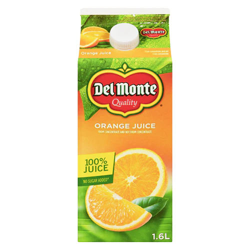 DEL MONTE - ORANGE JUICE 8x1.6 LT