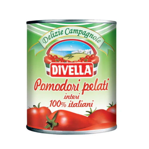 DIVELLA Italian Peeled Tomatoes 6x100OZ