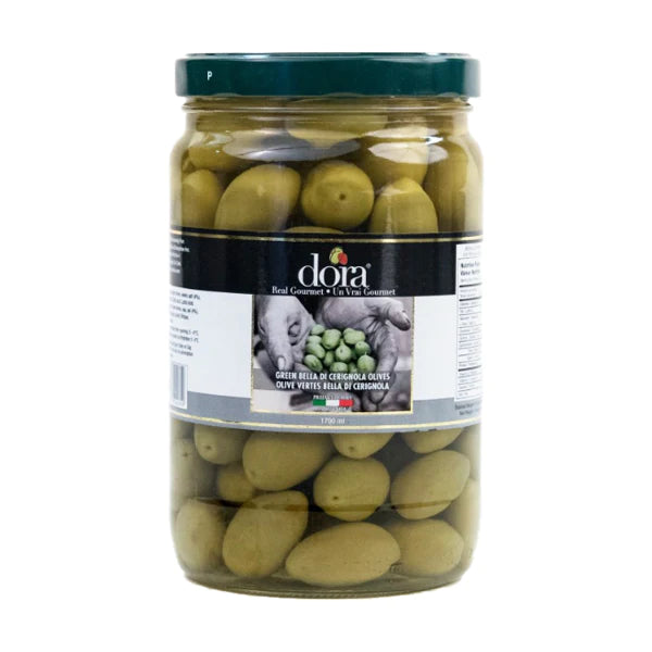 Dora Cerignola Green Olives 1700g