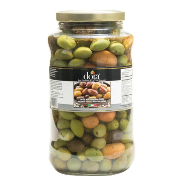 Dora Mixed Olives Mediterranean (GLASS) 3100ML