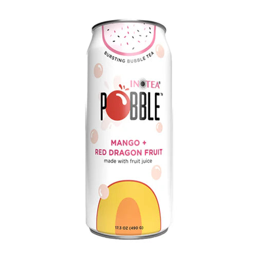 INOTEA - POBBLE MANGO + RED DRAGONFRUIT 24x490 ML