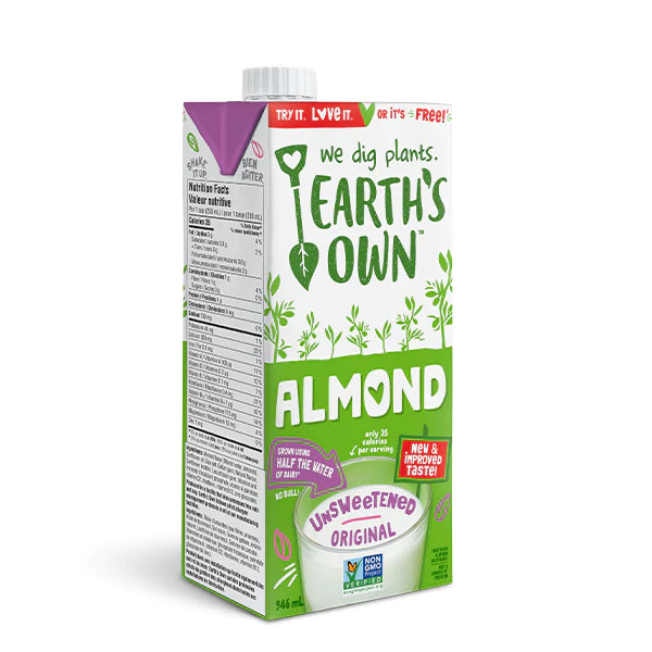 Earth's Own Almond Unsweetened Original 946ML