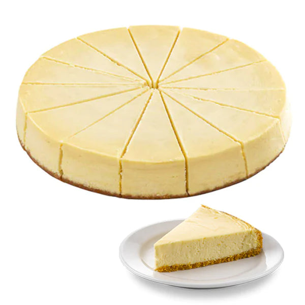 ELITE SWEETS - CHEESECAKE 10" PLAIN SLICED 1EA